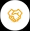 Corporate partnerships icon